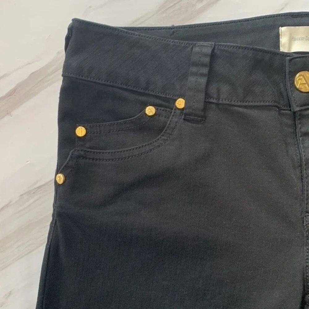 NWOT Favorite Daughter | Long Slim Black Denim Shorts 30‎